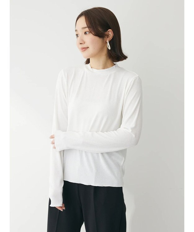 Green Parks ＳＥＴ２点　カットツイードベスト＋プルオーバー Light Gray