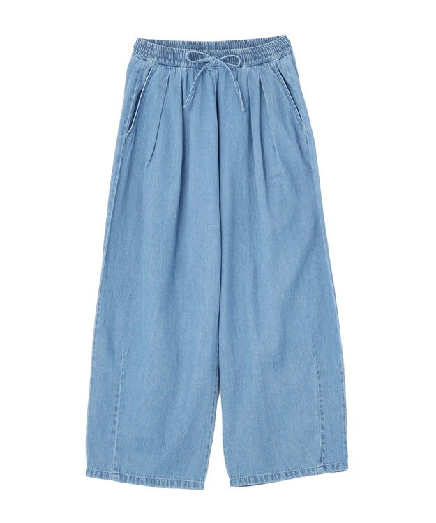 Green Parks ライトデニムワイドパンツ Light Indigo