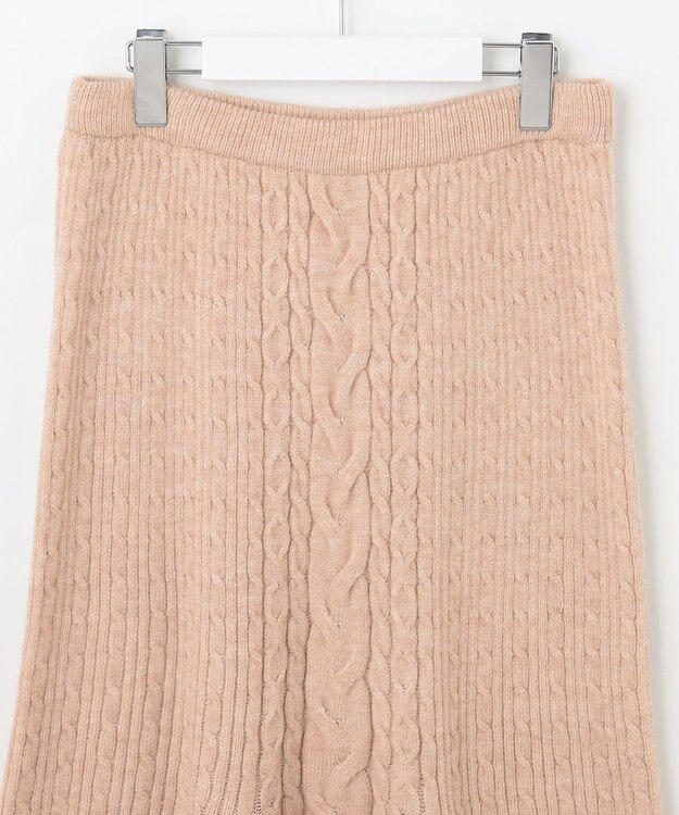 Feroux 【セットアイテム】ケーブルニット セットアップ ベージュ系