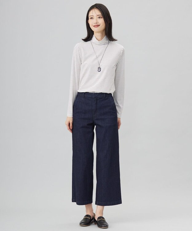 J.PRESS LADIES マーブルノーズ ネックレス ブラウン系