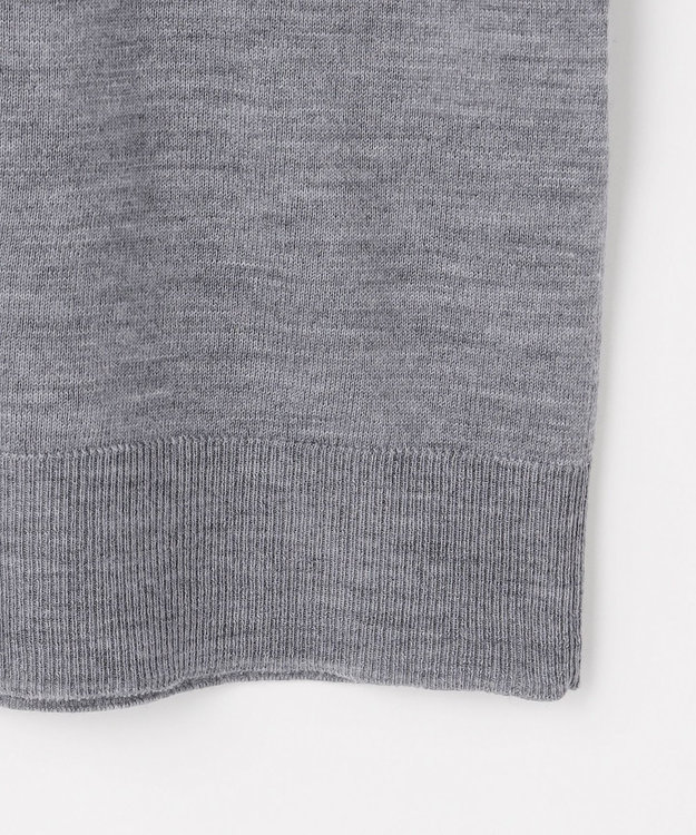 J.PRESS LADIES PURE WOOL タートルネック ニット グレー系