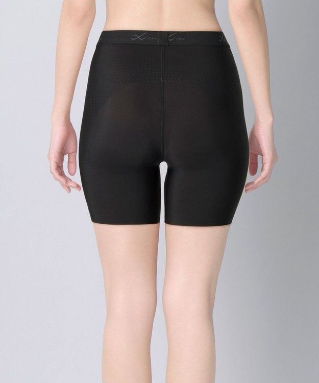 CW-X 【WOMEN】 CW-X 股関節サポート スパッツ 【大谷翔平愛用モデル】 下半身の軸がブレにくい 骨盤サポート 球技 陸上 ショート 2分丈 レディース BCY101 /ワコール ブラック