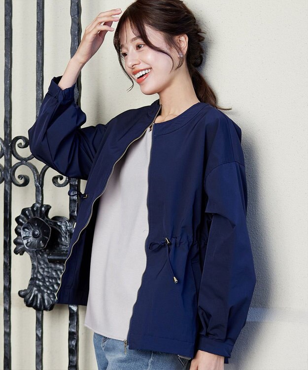 Tiaclasse 【洗える】【ふわもち美すふれ】スカラップカットソー ブラック