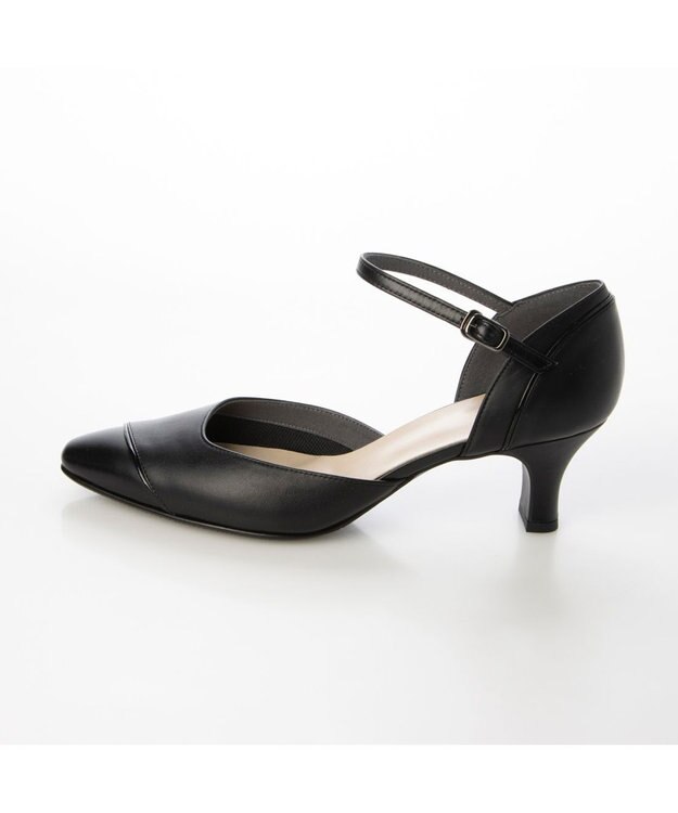 Riz raffinee <Riz raffinee>ポインテッドトゥセパレートパンプス ブラック
