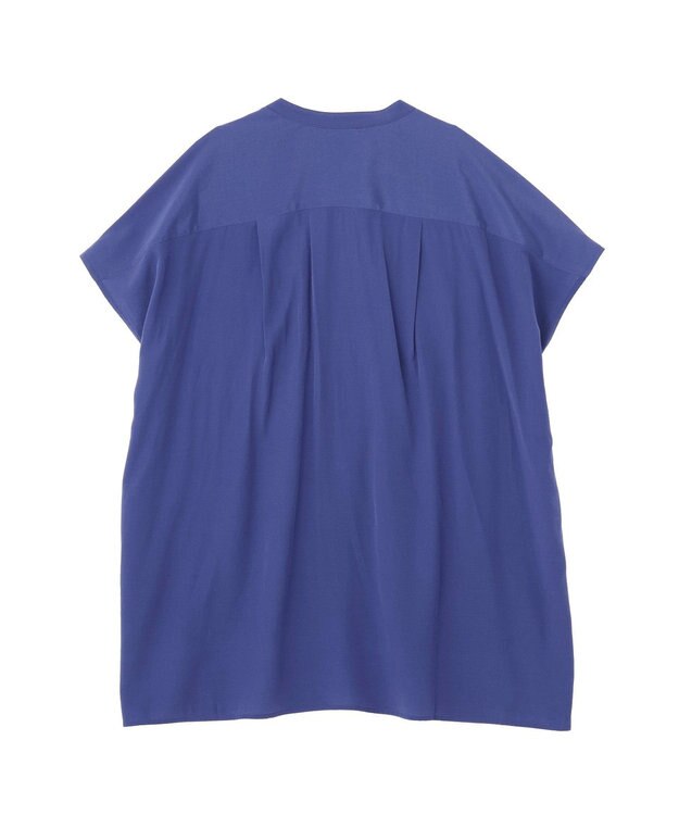 YECCA VECCA 【セットアップ可能】ポケットスキッパーシャツ Blue