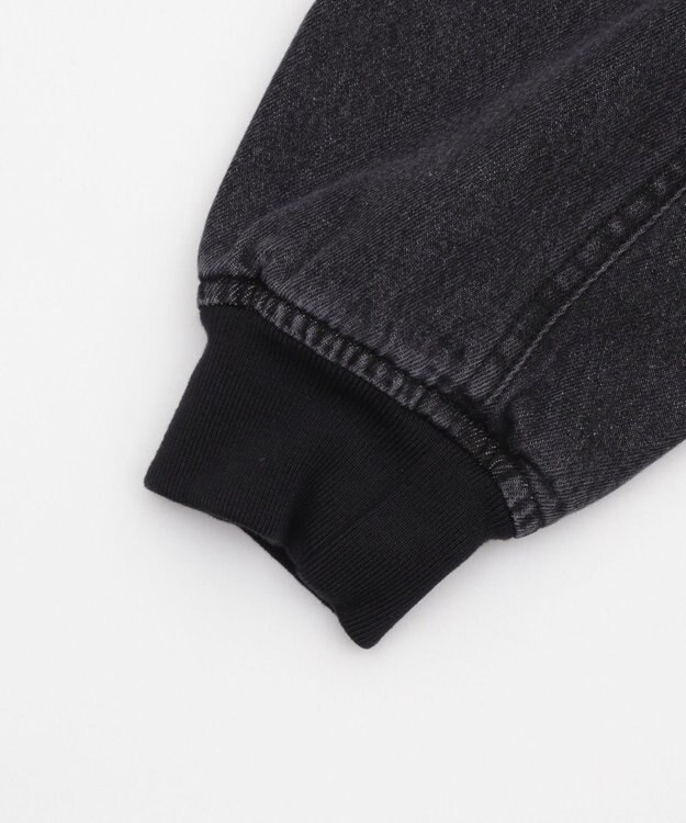 WEGO 【ユニセックス着用ITEM】フードデニムブルゾン デニムブラックソノタ