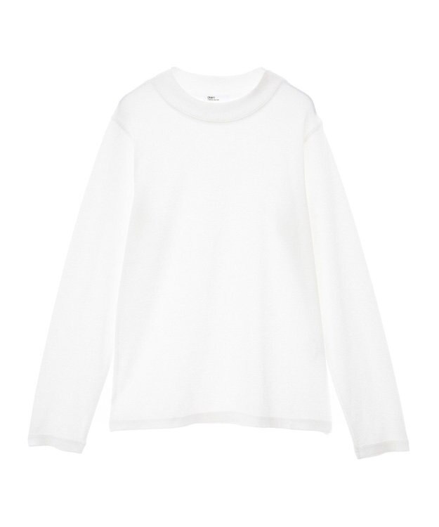 CRAFT STANDARD BOUTIQUE スパンフライスハイネックTEE Off White