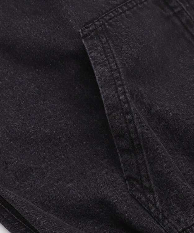 WEGO 【ユニセックス着用ITEM】フードデニムブルゾン デニムブラックソノタ