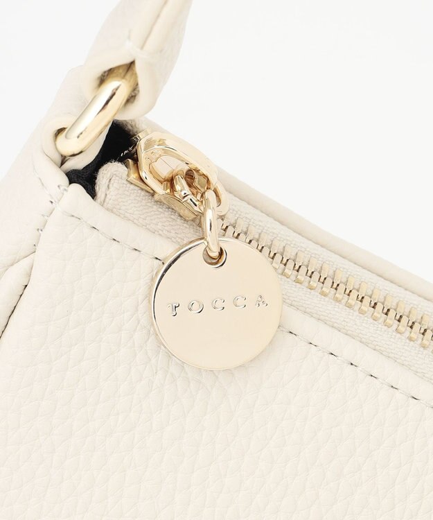 TOCCA DEAR CRESCENT LEATHER MINIBAG ミニバッグ アイボリー系