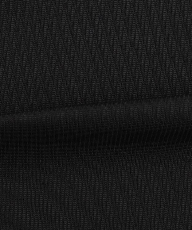 WEGO 【ラッシュガード/吸水速乾/UVカット/日焼け対策/体型カバー】リブドロストデザイントップス ブラック