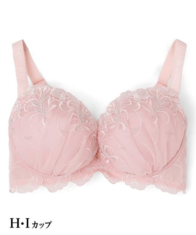San-ai Resort（三愛水着楽園） エレガントコレクション【2502】単品ブラHIカップ ピンク