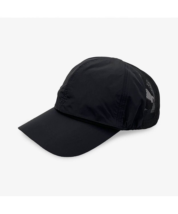 林八百吉商店 Coleman　リップストップ2Wayメッシュキャップ ブラック