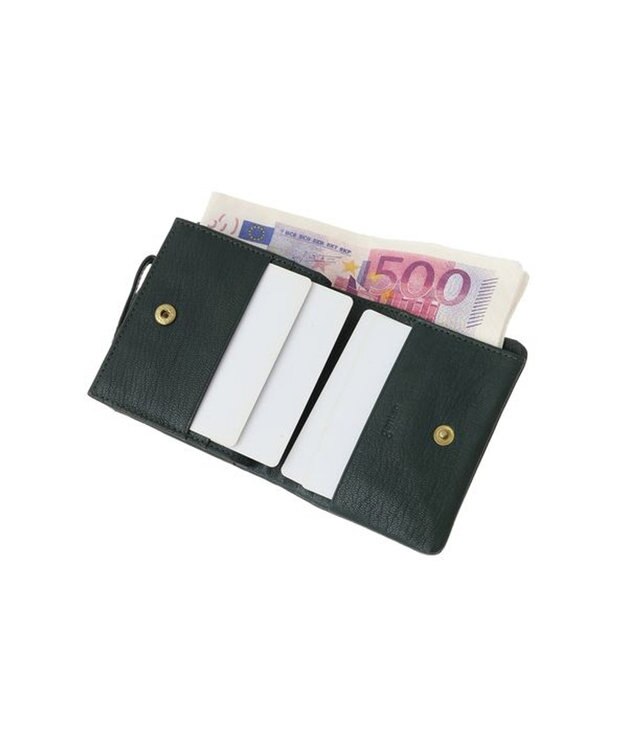genten ゴートベーシック 二つ折り財布 フォレストグリーン