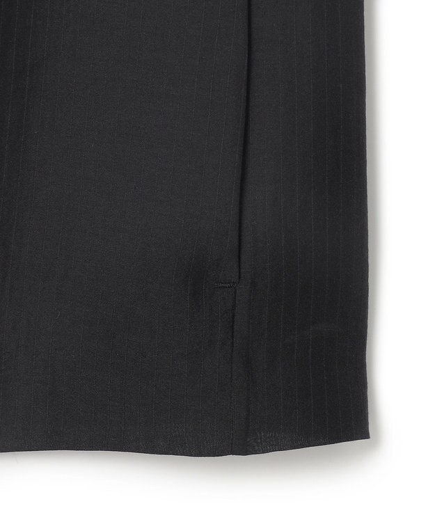 ICB 【接触冷感・速乾・洗える】 リヨセルシアー ジャケット ブラックストライプ系