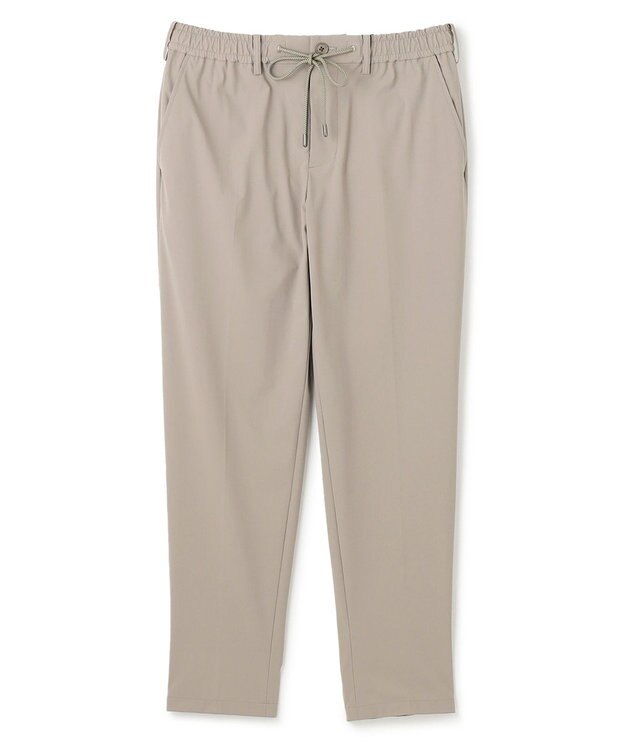 JOSEPH HOMME 新素材【接触冷感性/防しわ性/ストレッチ/洗える/撥水加工】トリコソリッドストレッチ ドロスト付きテーパードパンツ / PEGG CONVERTIBLE ベージュ系