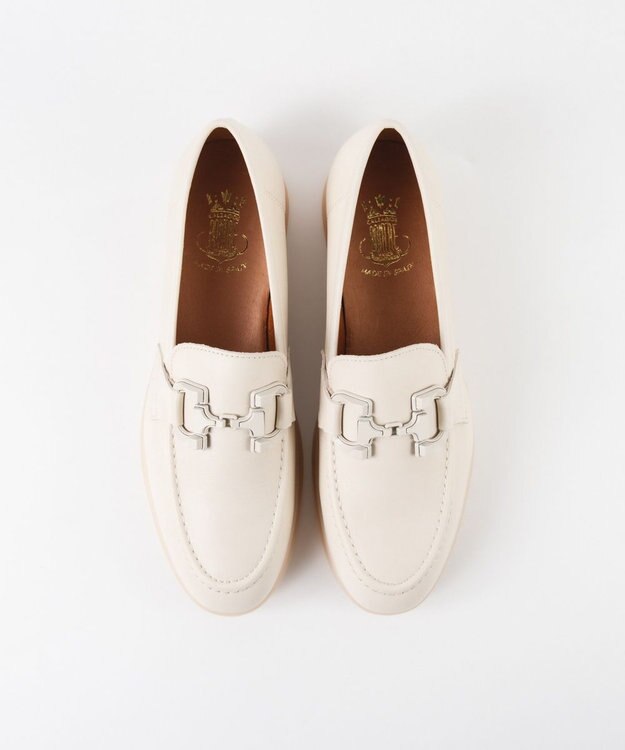 BONTRE 【BONTRE/ボントレ】フラットビットローファー/50701-VA アイボリー