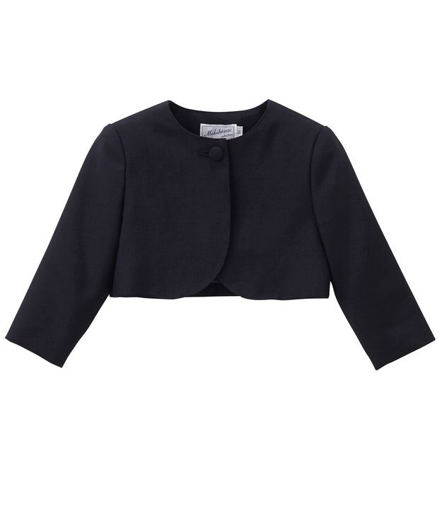 MIKI HOUSE HOT BISCUITS 【95-130cm】ウール素材のボレロ 紺