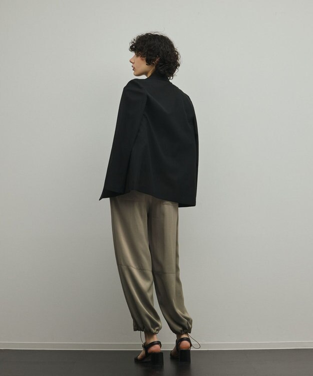 GRACE CONTINENTAL シアーウールジャケット ブラック