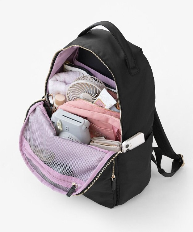 TOCCA 【WEB＆一部店舗限定・A4サイズ対応】VIA METRO BACKPACK バッグパック ブラック系