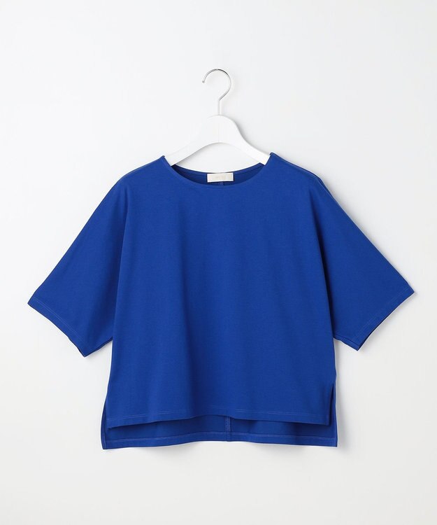 ANY SIS S ショート丈ドルマン５分袖 プルオーバー ロイヤルブルー