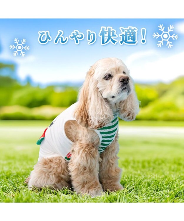 PET PARADISE  スヌーピー スイカポケット タンクトップ 中型犬 大型犬 ホワイト