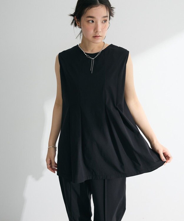 Green Parks ・ＳＵＧＡＲ　ＳＰＯＯＮ　【ラッシュガード】チュニ Black