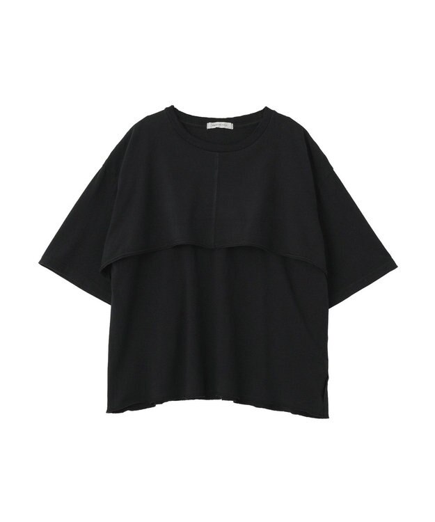 AMERICAN HOLIC レイヤード風加工Ｔシャツ Black