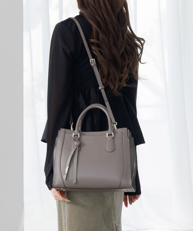 ACE BAGS & LUGGAGE Jewelna Rose クロフォード ハンドバッグ 本革 11922 ジュエルナローズ ショルダーバッグ 2way 【新色】ダークグレージュ