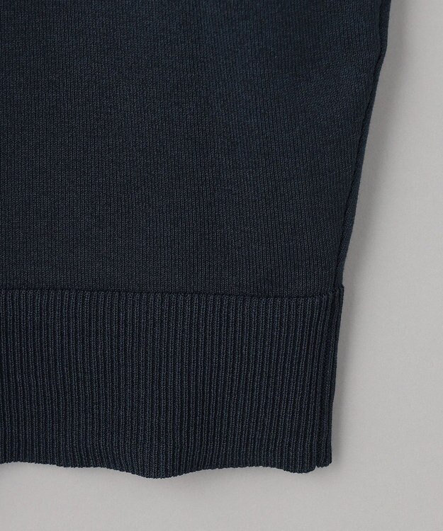 GOTAIRIKU 毎日の仕事着に【洗濯機可】テーラード DRESS BIZ ニットポロ ネイビー系