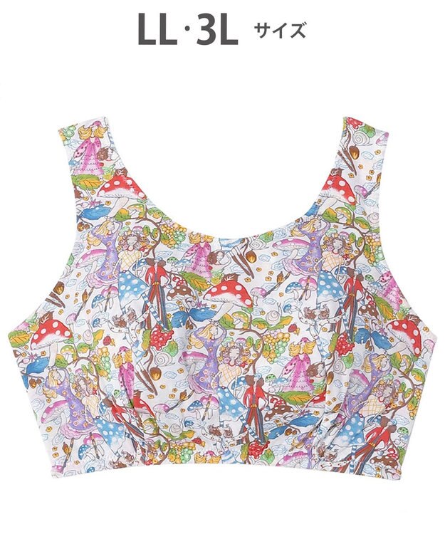 tsumori chisato SLEEP ツモリチサト ナイトアップブラ ノンワイヤーブラ ナイトブラ 夜用ブラ tsumori chisato SLEEP UBX556 /ワコール アイボリー