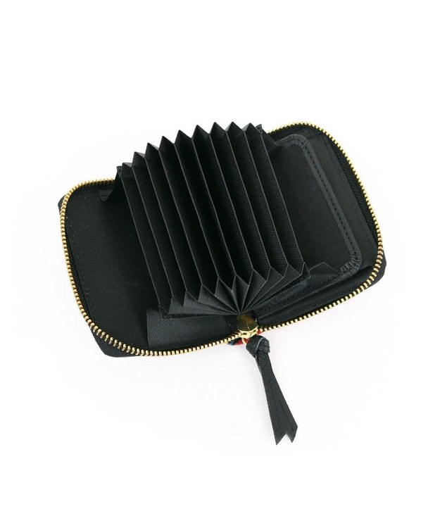 UNBILLION ペルケ perche / 冨永ボンド・ジャバラカードウォレット ブラックミックス