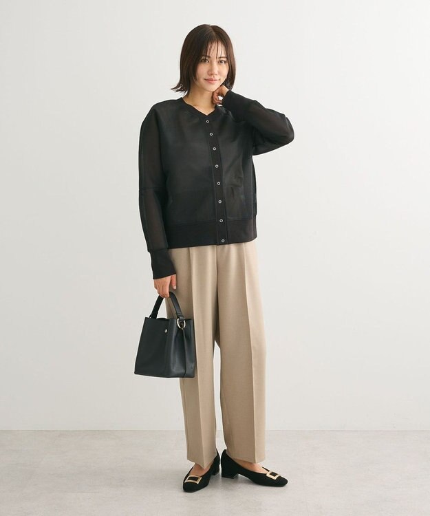 Green Parks シアーダンボールブルゾン Black