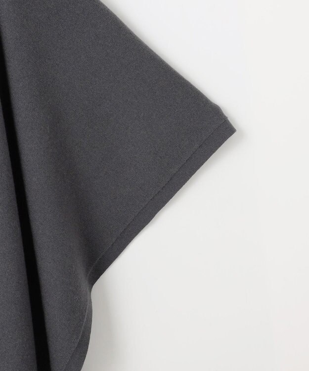 J.PRESS LADIES S 【洗える】SOFT TOUCH WOOL ニット ポンチョ スレート系