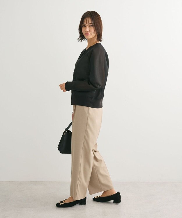 Green Parks シアーダンボールブルゾン Black