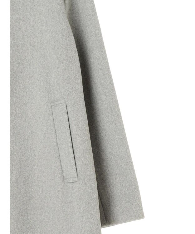 Green Parks ２ｗａｙフード取り外し比翼コート Gray