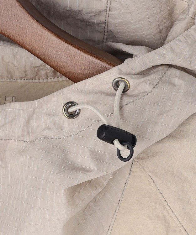 JOSEPH ABBOUD MOUNTAIN 【ナチュラルカラー/ストレッチ】ナイロンコンビガーメントダイパーカー ライトグレー系