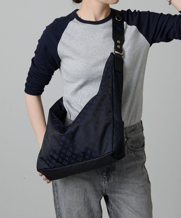 russet ナイロン2WAYショルダーバッグ(SF-262) Black/Navy
