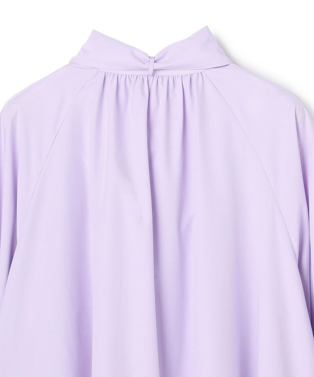 UNFILO L 【取り外し可能なボウタイ付き】2WAY ボウタイブラウス ラベンダー