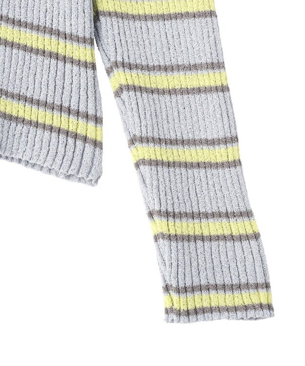 CRAFT STANDARD BOUTIQUE 2点セット/ベスト＋ハーフボタンリブニットトップ Light Blue