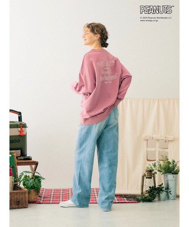 AMERICAN HOLIC ビンテージライクスウェット／ＰＥＡＮＵＴＳ1 Pink