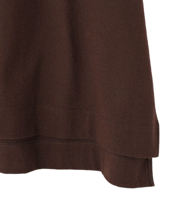 Green Parks ＳＥＴ２点フォトＴシャツ＋レーススカーフ Brown