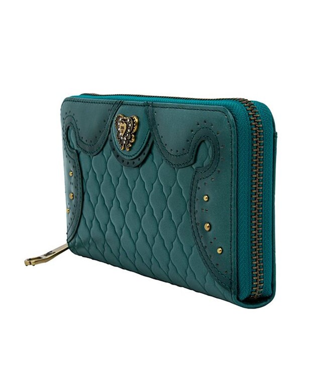 ANNA SUI エレノア ラウンド長財布 ターコイズ