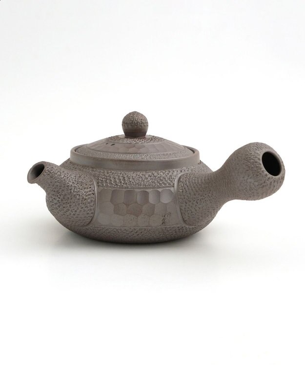 たち吉 【たち吉】ダイヤ彫中帯急須〈１個〉四日市萬古焼 ブラック