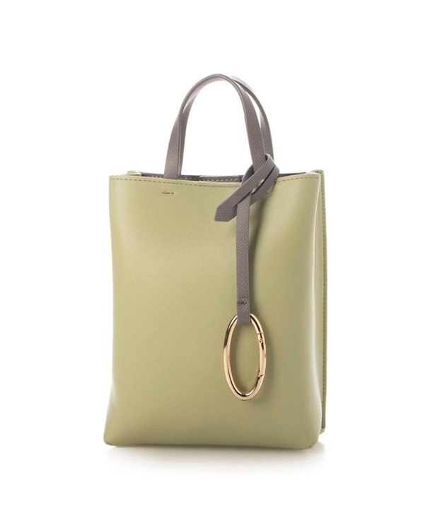 UNBILLION カシュカシュ cachecache / テクスチャーミックスミニショルダー グリーンミックス