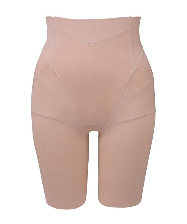 BRADELIS New York 【BRADELIS NewYork / 育尻STEP2・集めて寄せる】桃ソフトサポートガードル 1枚履き可能 補正 下着 モカベージュ