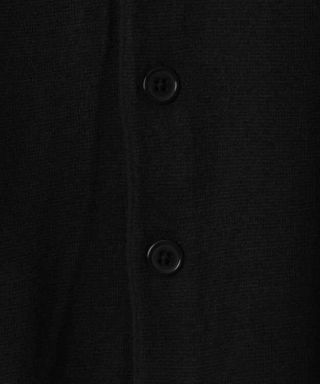 WEGO 【ユニセックス着用ITEM/MLサイズ展開】ドロップショルダーカーディガン ブラック