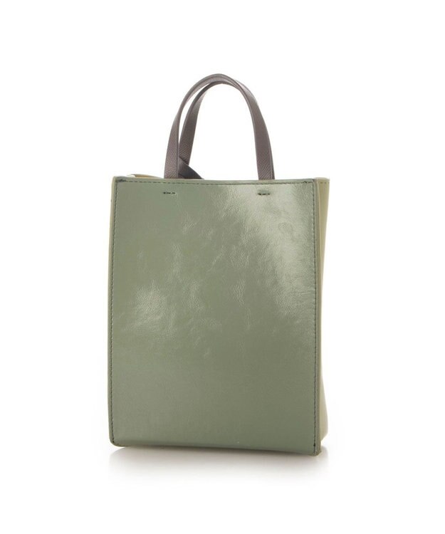 UNBILLION カシュカシュ cachecache / テクスチャーミックスミニショルダー グリーンミックス