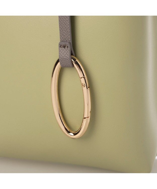 UNBILLION カシュカシュ cachecache / テクスチャーミックスミニショルダー グリーンミックス