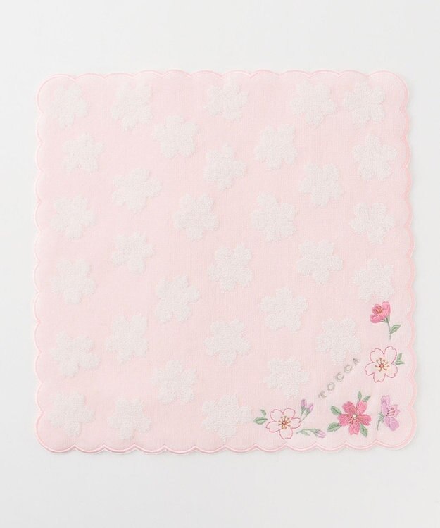 TOCCA SAKURA MOTIF TOWELCHIEF タオルハンカチ ピンク系