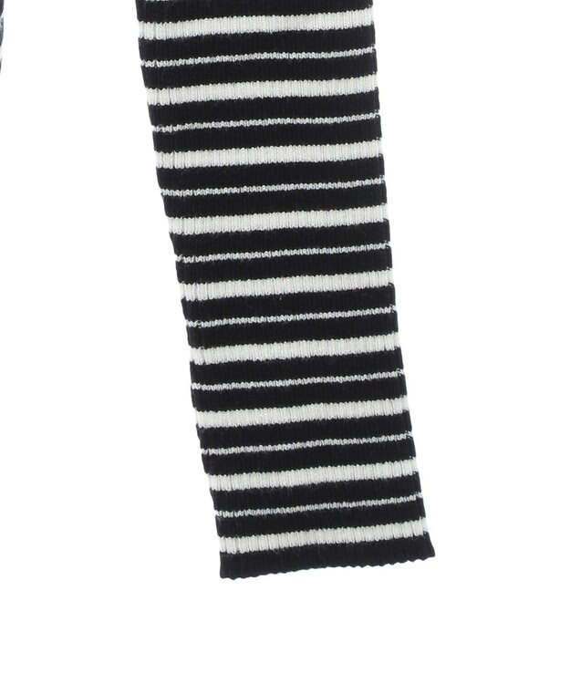 CRAFT STANDARD BOUTIQUE 洗える/とてもちリブタートルネックニットプルオーバー/24AW Border Black